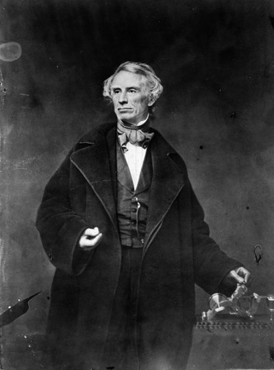 Samuel Morse en zijn Recorder, 1857 door Mathew B. Brady